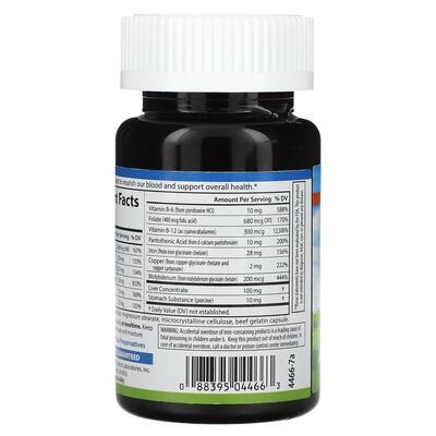 Комплекс для сердца и сосудов Carlson Labs Blood Nutrients, 40 капсул