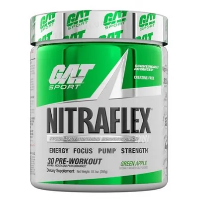 Передтренувальний комплекс GAT sport Nitraflex персик і манго, 300 г