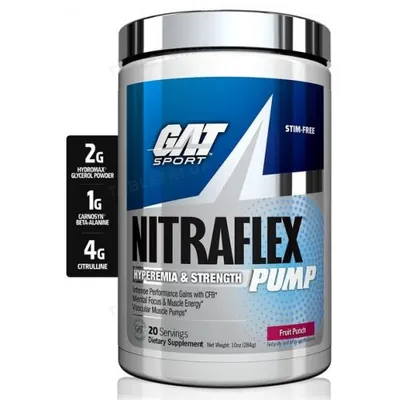 Передтренувальний комплекс GAT sport Nitraflex Pump кавун, 284 г