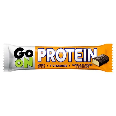 Батончик протеїновий Go On Nutrition Protein WPC 80 Ванільний, 50 г