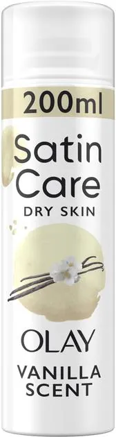 Гель для гоління Satin Care Olay Vanilla Scent для сухої шкіри, 200 мл