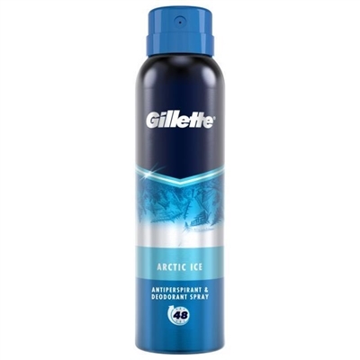 Дезодорант-антиперспирант спрей Gillette Arctic Ice 48h, 150 мл