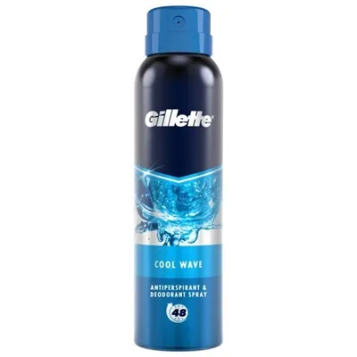 Дезодорант-антиперспірант спрей Gillette Cool Wave 48h, 150 мл