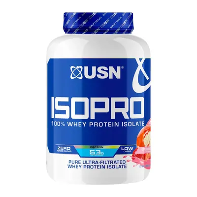 Протеїн сироватковий ізолят USN IsoPro 100% Whey Protein Isolate полуниця, 1,8 кг