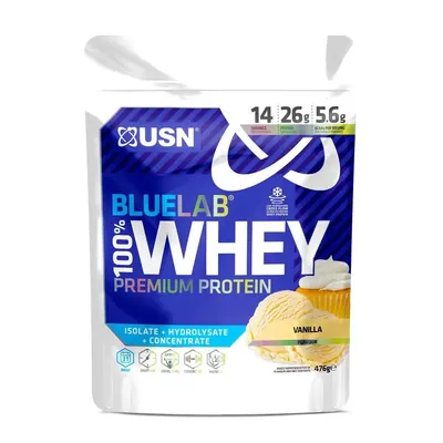 Протеїн сироватковий змішаний USN Blue Lab 100% Whey ваніль, 476 г