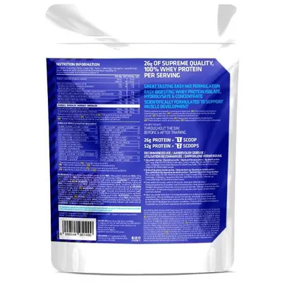 Протеїн сироватковий змішаний USN Blue Lab 100% Whey ваніль, 476 г