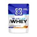 Протеїн сироватковий змішаний USN Blue Lab 100% Whey карамель-попкорн, 476 г