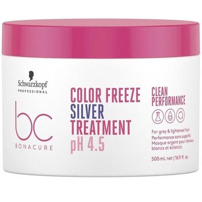 Маска Schwarzkopf Professional BC Bonacure Freeze Silver для нейтрализации нежелательной желтизны волос, 500 мл