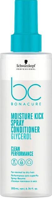 Спрей-кондиционер Schwarzkopf Professional BC Bonacure Moisture Kick для увлажнения волос, 200 мл