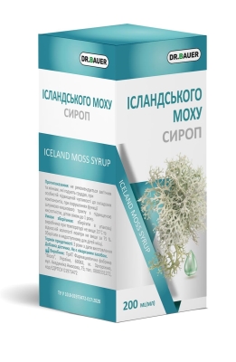 Исландского мха Dr. Bauer сироп по 200 мл во флак.