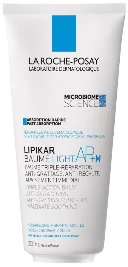 Бальзам для обличчя і тіла La Roche-Posay Lipikar Light AP+M ліпідовідновлюючий для дуже сухої та схильної до атопії шкіри, 200 мл