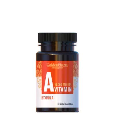 Вітамін А Golden Pharm Vitamin А 300 мг капсули №60