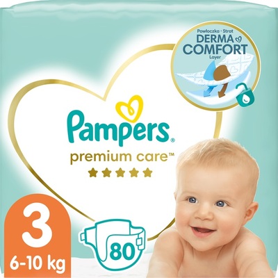 Підгузки дитячі Pampers Premium Care розмір 3, 6-10 кг, 80 шт