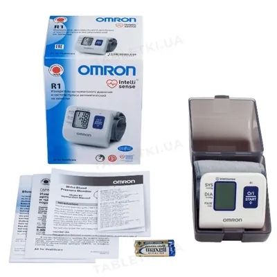 Тонометр Omron R1 (HEM 6114-RU) автоматичний на зап'ястя