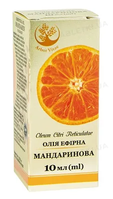Олія ефірна Arbor Vitae мандарину, 10 мл