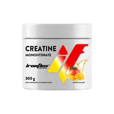 Креатин Ironflex Nutrition Creatine Monohydrate манго, банка 300 г