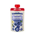 Пюре фруктове Hame Hamanek Яблуко, чорниця, 100 г