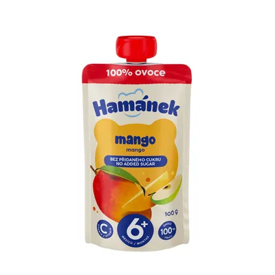Пюре фруктове Hame Hamanek Яблуко, манго, 100 г