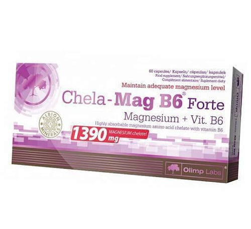 Магній В6 Форте Olimp Chela-Mag B6 Forte, 60 капсул