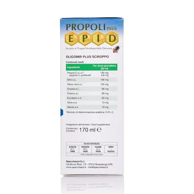 Specchiasol Propoli plus EPID Oligomir plus