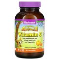 Витамин С для детей Bluebonnet Nutrition Rainforest Animalz, вкус апельсина, жевательные конфеты №90