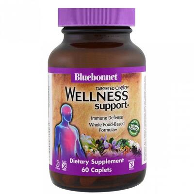 Иммунная защита и поддержка здоровья Bluebonnet Nutrition Targeted Choice Wellness Support Immune Defense, 60 каплет