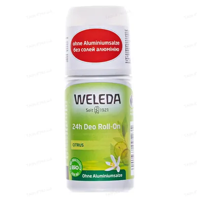 Дезодорант кульковий Weleda Citrus Цитрус 24h, 50 мл