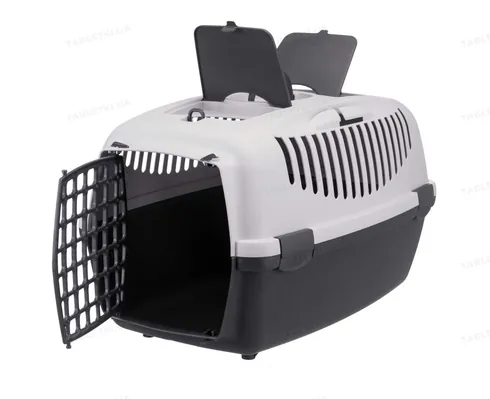 Переноска Trixie 39831 Capri 3 сіра, розмір S 40х38х61 см (до 12 кг)