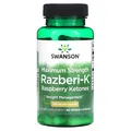 Малинові кетони Swanson Razberi-K Raspberry Ketones 500 мг, 60 капсул