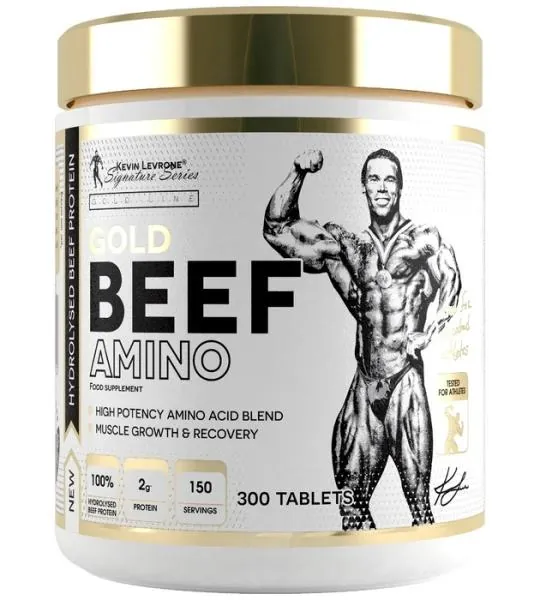 Амінокислотний комплекс Kevin Levrone Gold Beef Amino, 300 таблеток