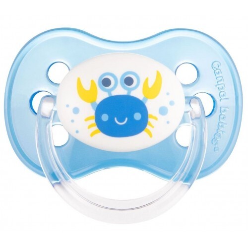 Пустышка силиконовая Canpol Babies Nature круглая 22/410, 0-6 месяцев, 1 шт