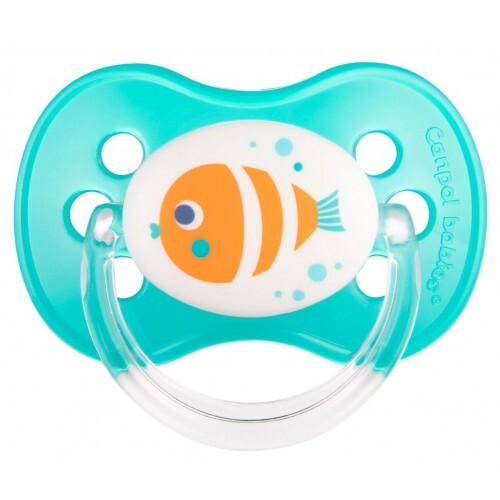 Пустышка силиконовая Canpol Babies Nature круглая 22/410, 0-6 месяцев, 1 шт