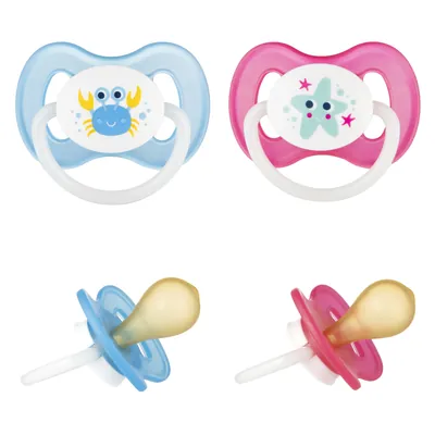 Пустушка латексна Canpol Babies Love&Sea 22/607 кругла 6-18 місяців, 1 шт