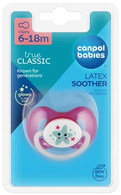 Пустушка латексна Canpol Babies Love&Sea 22/607 кругла 6-18 місяців, 1 шт