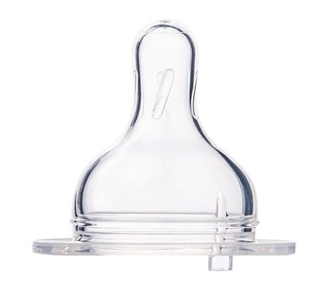 Соска силиконовая Canpol Babies EasyStart 21/724 3-позиционная для бутылочек с широким отверстием, от 3 месяцев, 1 шт