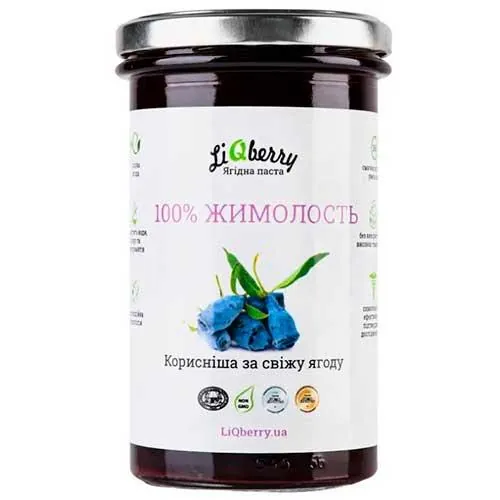 Паста ягідна LiQberry 100% Жимолость, 545 мл
