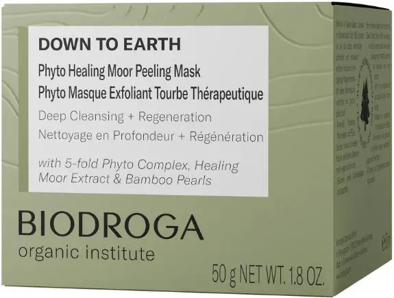 Маска-пілінг для обличчя Biodroga Down to Earth органічна, 50 мл