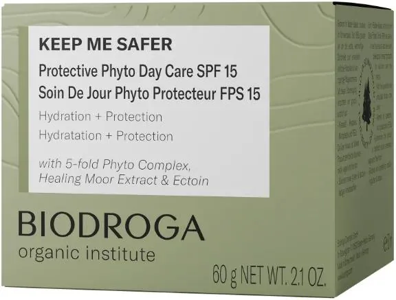 Крем-догляд для обличчя Biodroga Keep me Safe органічний захисний SPF15 денний, 50 мл