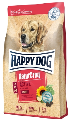 Корм сухой Happy Dog Naturcroq Active для собак с повышенной потребностью в энергии, 15 кг, 60530