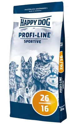 Корм сухий Happy Dog Prof-Line Sportive 26/16 для дорослих собак з підвищенною потребою в енергії, 20 кг, 2576