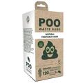 Пакети M-Pets POO Dog Waste Bags Non Scented біорозкладні для прибирання за собаками без запаху, 120 штук