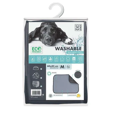 Пелюшка багаторазова M-Pets Washable Training Pad для привчання тварин до туалету, розмір M, 85х60 см