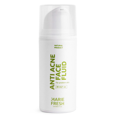 Крем-флюїд для обличчя Marie Fresh для проблемної шкіри антиакне, 30 мл