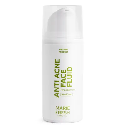 Крем-флюїд для обличчя Marie Fresh Anti Acne антиакне для проблемної шкіри, 30 мл