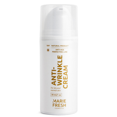Крем для лица Marie Fresh дневной против морщин с пептидами для зрелой сухой и нормальной кожи, 30 мл