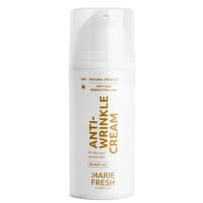 Крем для обличчя Marie Fresh денний проти зморшок з пептидами для зрілої сухої та нормальної шкіри, 30 мл