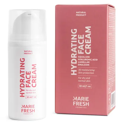 Крем для обличчя Marie Fresh зволожуючий для сухої та нормальної шкіри, 30 мл