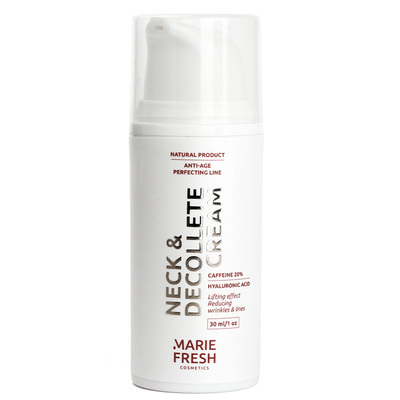 Крем-ліфтинг для зони декольте Marie Fresh з кофеїновим комплексом, 30 мл