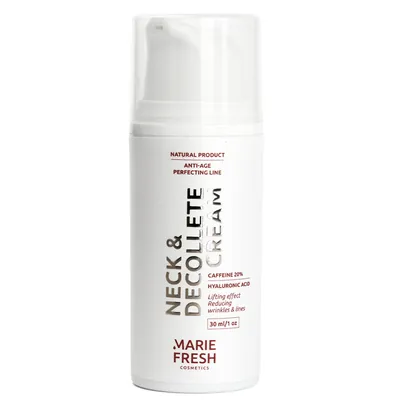 Крем-ліфтинг для зони декольте Marie Fresh з кофеїновим комплексом, 30 мл