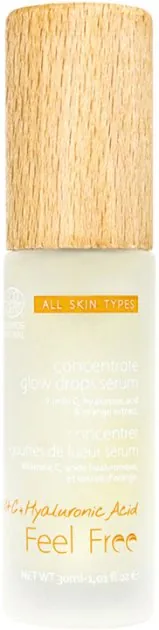 Сироватка для обличчя Feel free Vit C + Hyaluronic Acid з вітаміном С, 30 мл